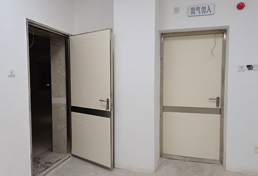 Single lead door