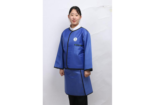 Split protective suit skirt